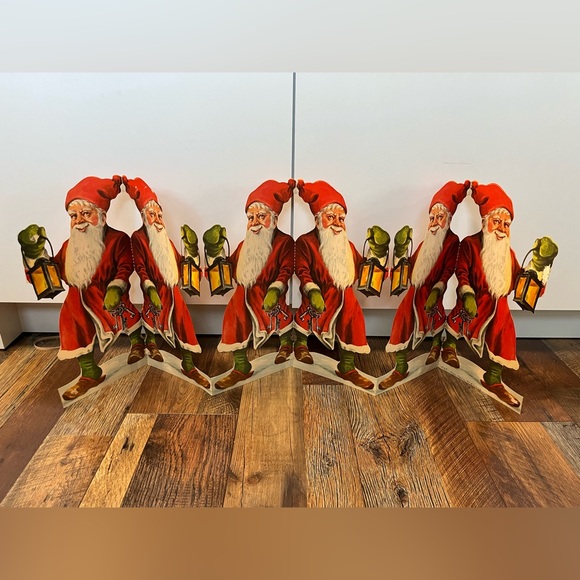 vintage Other - Rare Vintage Swedish Santa Clause cut outs Christmas decor excellent condition